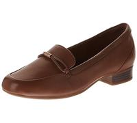 Clarks Juliet Shine Damen-Loafer, Hellbraunes Leder, 41 EU