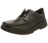 Clarks Jungen Branch Lace Y Oxford, Black Leather, 39 EU