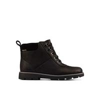 Clarks Jungen Heath Go Gtx K Chukka-Stiefel, Black Leather, 30 EU