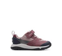 Clarks Jungen Mädchen SteggyStrideT. Ballerinas, Berry Leather, 20 EU
