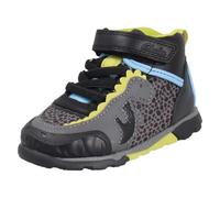 Clarks Jungen Play Prints Dinoasuar Design Hi Top Leder Sneaker Steggy2 Tri T, grau, 5 UK Child