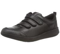 Clarks Jungen Scape Sky K Sneaker, Schwarzes Leder, 33.5 EU