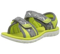Clarks Jungen Surfing Tide T Sandale, Gelb, 20 EU