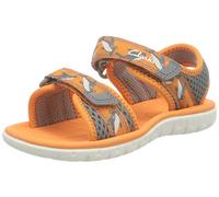 Clarks Jungen Surfing Tide T Sandale, Orange Textile,20 EU