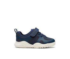Clarks Jungen Unisex Kinder Feather Ath T Botte Oxford, Bleu Marine, 23.5 EU