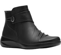 Clarks Kaetlyn Sara Damen-Stiefelette, Schwarz Leder, 41.5 EU