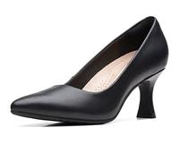 Clarks Kataleyna Gem Womens Navy Leather, 4.5