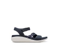 Clarks Keil-Sandaletten in Dunkelblau - Größe 41 | Damen Sandalen