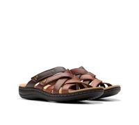 Clarks Laurieann Bali Slide Sandale für Damen, Braun, 41.5 EU