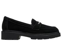 Clarks Lauryl Bay Womens Dark Grey Lea, 6.5