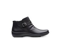 Clarks Leder-Ankle-Boots "Cora" in Schwarz - Größe 37,5 | Stiefeletten