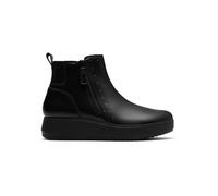 Clarks Leder-Ankle-Boots in Schwarz - Größe 41 | Stiefeletten