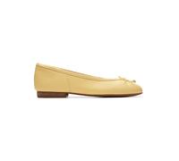 Clarks Leder-Ballerinas "Fawna" in Gelb - 39% | Größe 37 | Damen Ballerinas