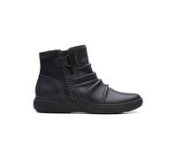 Clarks Leder-Boots "Caroline Orchid" in Schwarz - Größe 38 | Damen Stiefel