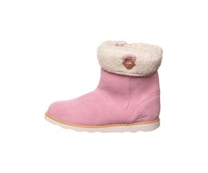 Clarks Leder-Boots "Crown Loop" in Rosa - Größe 26 | Baby Stiefel Boots