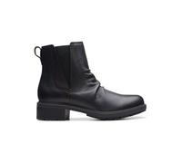 Clarks Leder-Boots "Hearth Rose" in Schwarz - Größe 38 | Damen Stiefel
