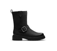Clarks Leder-Boots in Schwarz - Größe 38 | Damen Stiefel