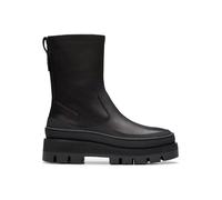 Clarks Leder-Boots "Orianna 2 Rise" in Schwarz - Größe 40 | Damen Stiefel