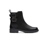 Clarks Damen Orinoco2 Bay Mode-Stiefel, Black Leather, 37.5 EU