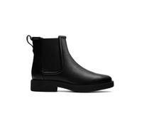 Clarks Leder-Chelsea-Boots in Schwarz - Größe 40 | Stiefeletten