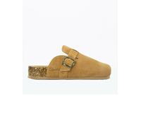 Clarks Leder-Clogs in Camel - Größe 38 | Damen Pantoletten