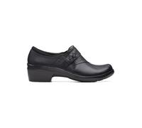 Clarks Leder-Halbschuhe "Angie Pearl" in Schwarz - Größe 37,5 | Damen Schuhe Halbschuhe