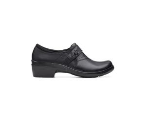 Clarks Leder-Halbschuhe "Angie Pearl" in Schwarz - Größe 38 | Damen Schuhe Halbschuhe