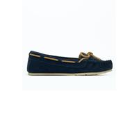 Clarks Leder-Mokassins in Dunkelblau - Größe 37 | Damen Schuhe Halbschuhe
