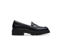 Clarks Damen Lauryl Step, Schwarzes Leder, 36 EU
