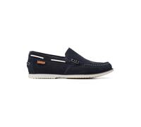 Clarks Leder-Mokassins "Noonan" in Dunkelblau - Größe 41,5 | Herren Schuhe Halbschuhe