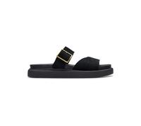 Clarks Leder-Pantoletten "Aristella Mule" in Schwarz - Größe 37,5 | Damen Pantoletten