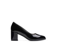 Clarks Leder-Pumps "Freva55 Court" in Schwarz - Größe 39,5 | Pumps