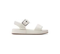 Clarks Damen Alda Strap Sandale, Off White Lea, 41 EU