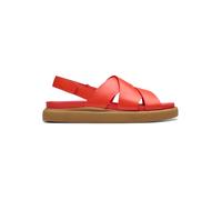 Clarks Damen Aristella Sun Sandale, Bright Red Lea, 38 EU