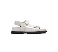 Clarks Leder-Sandalen in Weiß - Größe 38 | Damen Sandalen