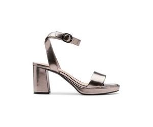 Clarks Leder-Sandaletten "Ambyrlyn Bay" in Gold - Größe 37 | Damen Sandalen