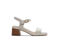 Clarks Leder-Sandaletten "Jaylan Ray" in Hellgrau - Größe 41 | Damen Sandalen