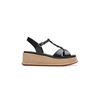 Clarks Leder-Sandaletten "Kimmei" in Schwarz - Größe 39 | Damen Sandalen