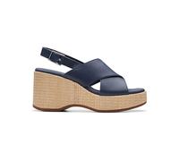 Clarks Leder-Sandaletten "Manon Wish" in Dunkelblau - Größe 37 | Damen Sandalen