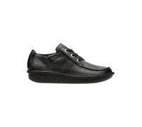 Clarks Leder-Schnürschuhe "Funny Dream" in Schwarz - Größe 38 | Damen Schnuerschuhe