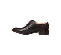 Clarks Leder-Schnürschuhe ''Netley Rose'' in Schwarz - Größe 39,5 | Damen Schnuerschuhe