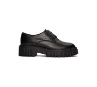 Clarks Leder-Schnürschuhe "Page Walk" in Schwarz - Größe 39 | Damen Schnuerschuhe