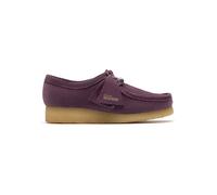 Clarks Leder-Schnürschuhe "Wallabee" in Lila - Größe 37 | Damen Schnuerschuhe