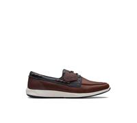 Clarks Leder-Slipper "ATL Sail Go" in Braun - Größe 40 | Herren Schuhe Halbschuhe