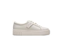 Clarks Damen 261778174 Sneaker, Off White Lea, 39 EU