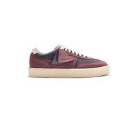 Clarks Leder-Sneakers "Tor 80" in Pink - Größe 38 | Damen Sneakers