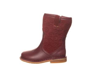 Clarks Leder-Stiefel "Comet Pop" in Bordeaux - Größe 22,5 | Baby Stiefel Boots