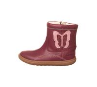 Clarks Leder-Stiefel "Flash Midi" in Bordeaux - Größe 22,5 | Baby Stiefel Boots
