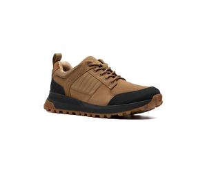 Clarks Leder-Trekkingschuhe "ATL Trek" in Beige - Größe 42,5 | Herrenschuhe Outdoorschuhe