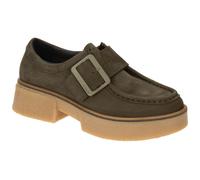 Clarks Linoso Monk Schuhe Mokassin grün Plateau 26178679 - Größe 38